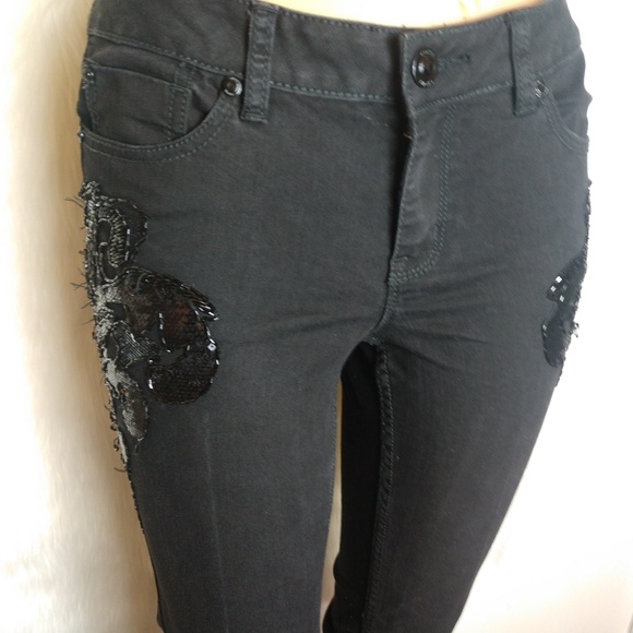 Cache Sequin Boot Cut Jeans - Picture 3 of 8